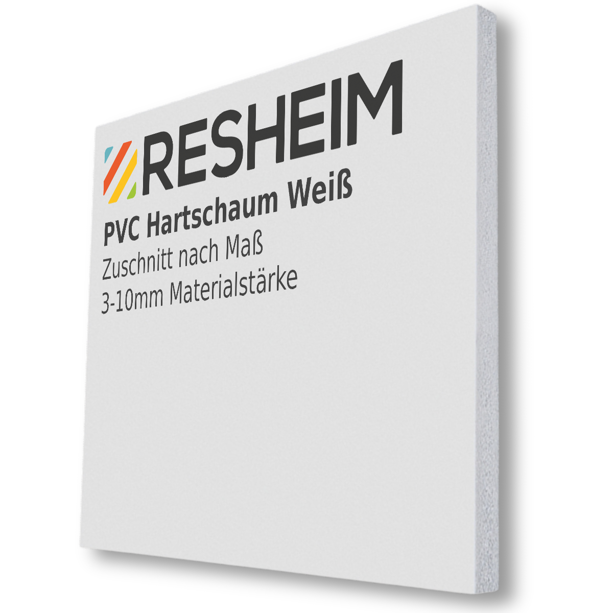 10 mm PVC Hartschaum Weiß Zuschnitt mit Säge (Größe wählbar)