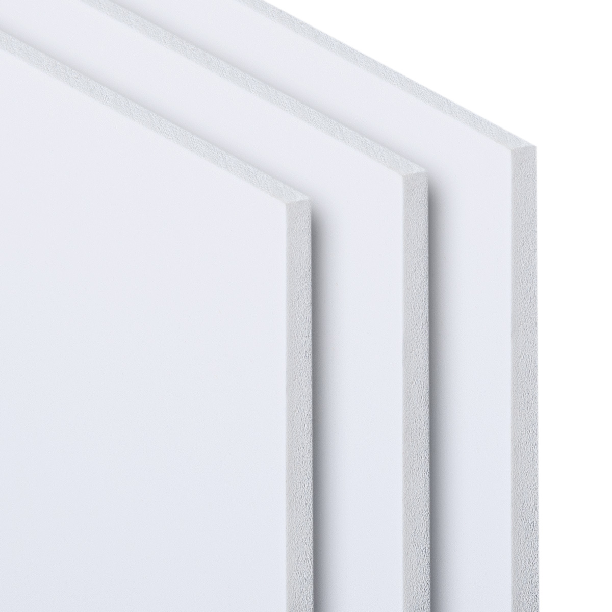 10 mm PVC Hartschaum Weiß Zuschnitt mit Säge (Größe wählbar)